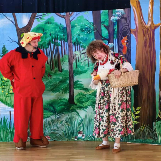 Teatrzyk „O skrzacie, Kasi i gąsce”