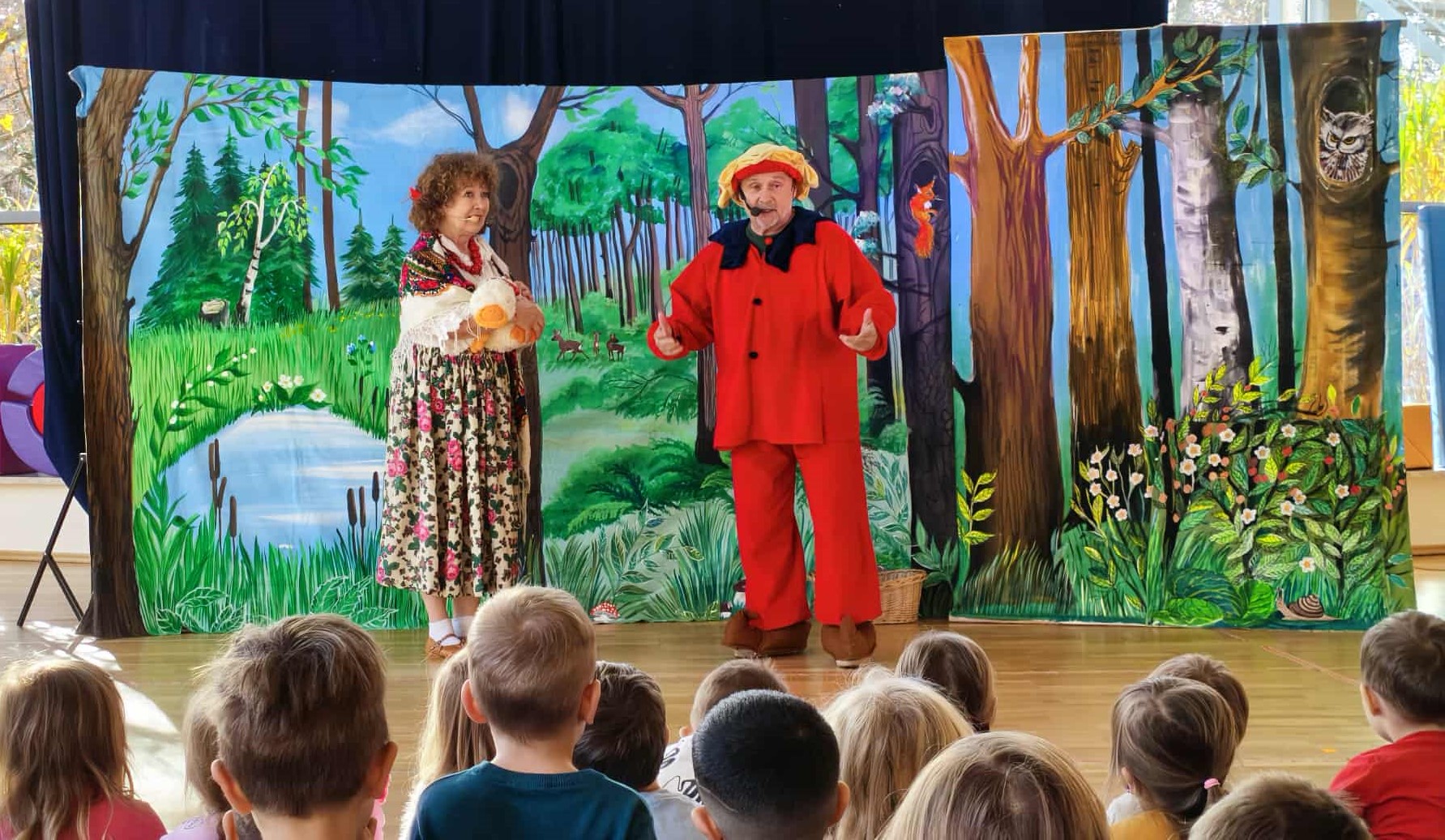 Teatrzyk „O skrzacie, Kasi i gąsce”