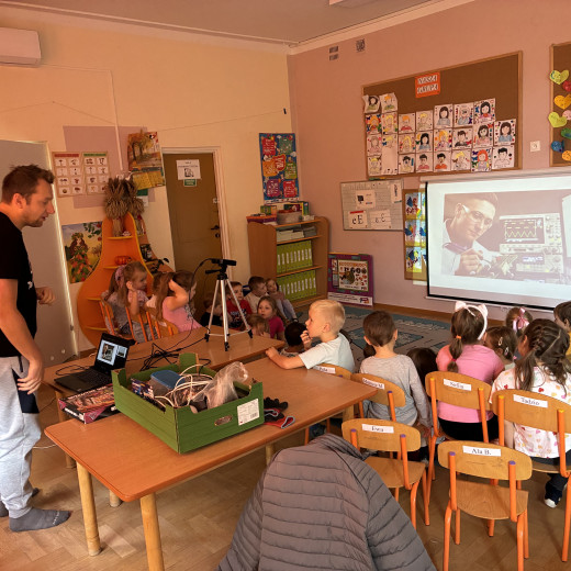 Wiewiórki na zajęciach pełnych energii :)