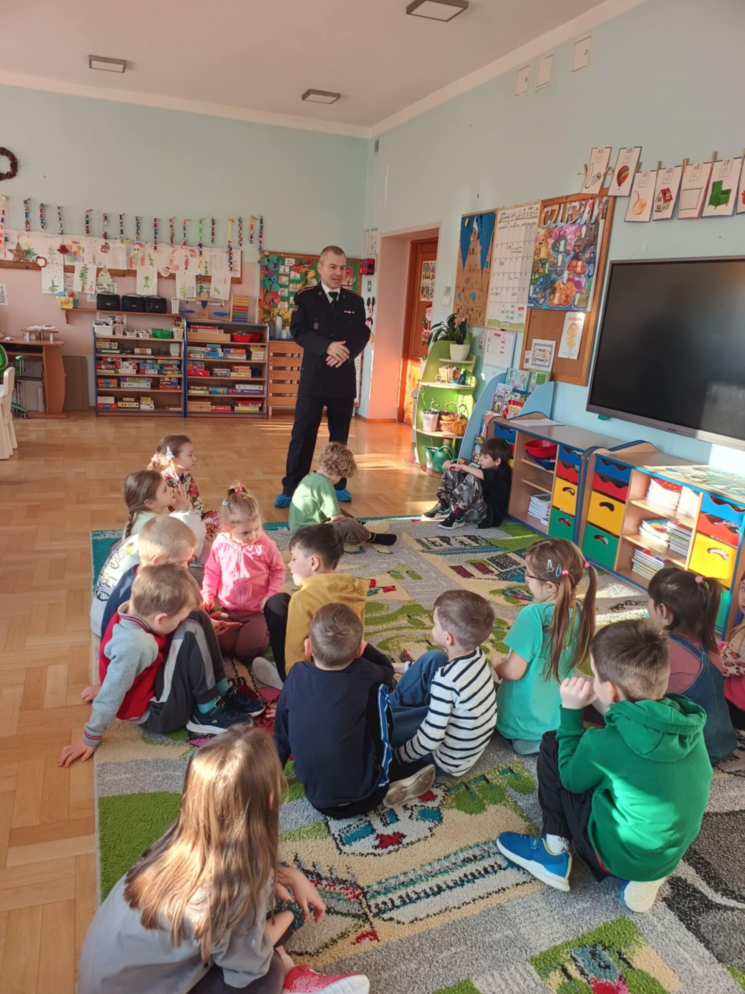 Rodzic ekspert – spotkanie Motyli ze strażakiem