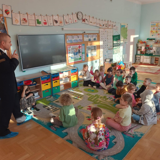 Rodzic ekspert – spotkanie Motyli ze strażakiem