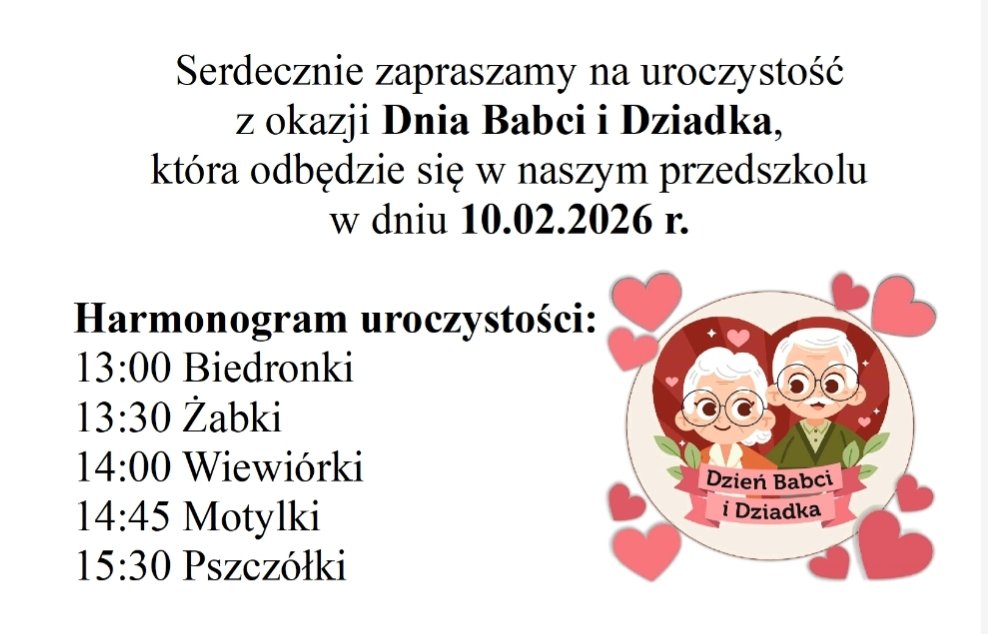 Uroczystość Dnia Babci i Dziadka