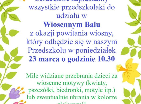 Bal Wiosenny
