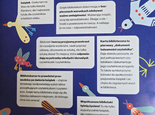 Pszczółki w bibliotece