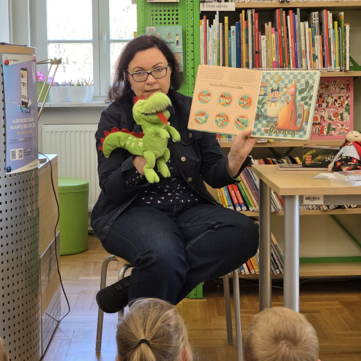 Wiewiórki w Bibliotece Gminy Nadarzyn